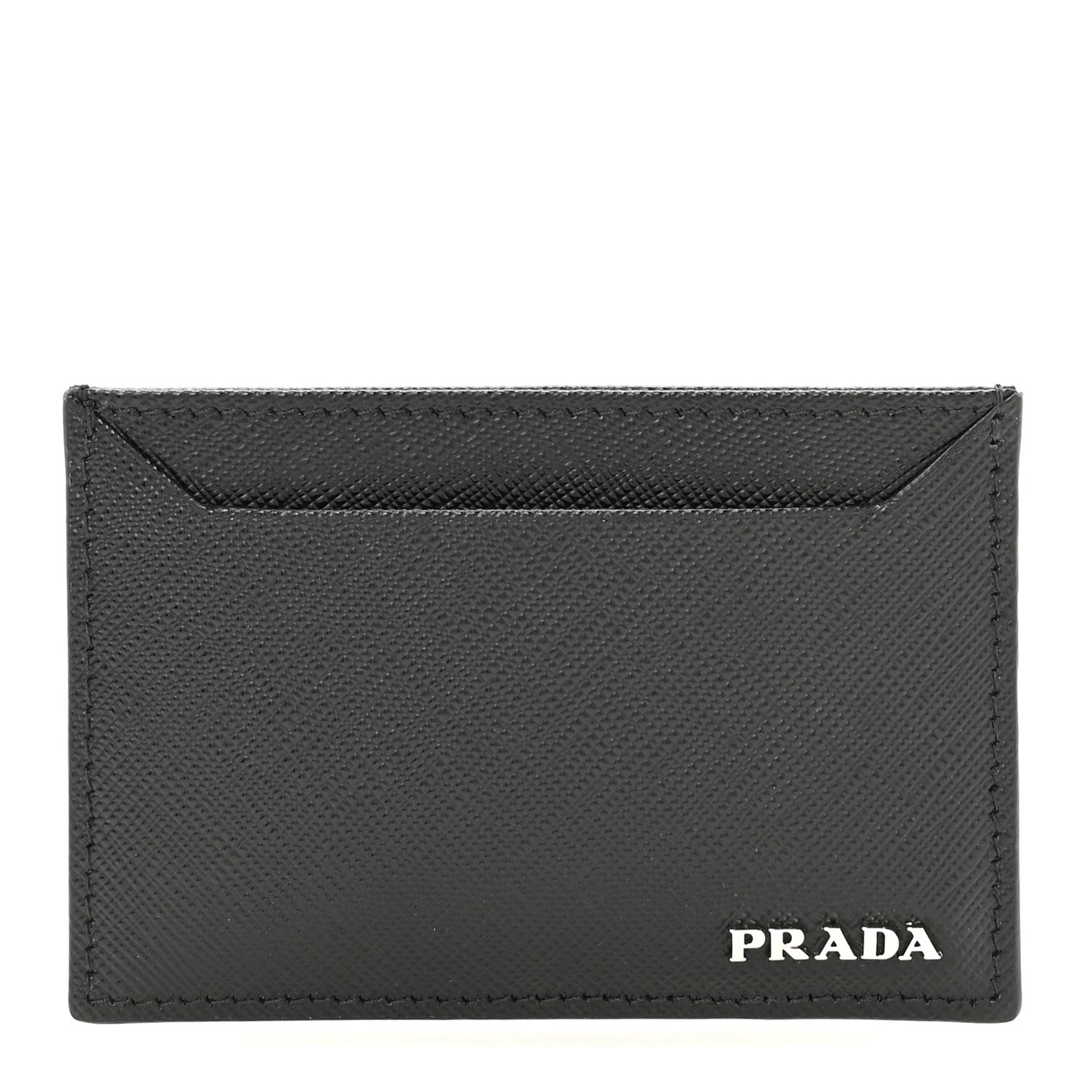 Saffiano Card Holder Black