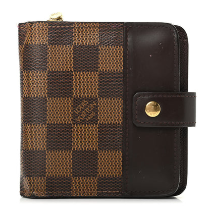 Louis Vuitton Damier Ebene Zippe Zipped Compact Wallet 1 of 8