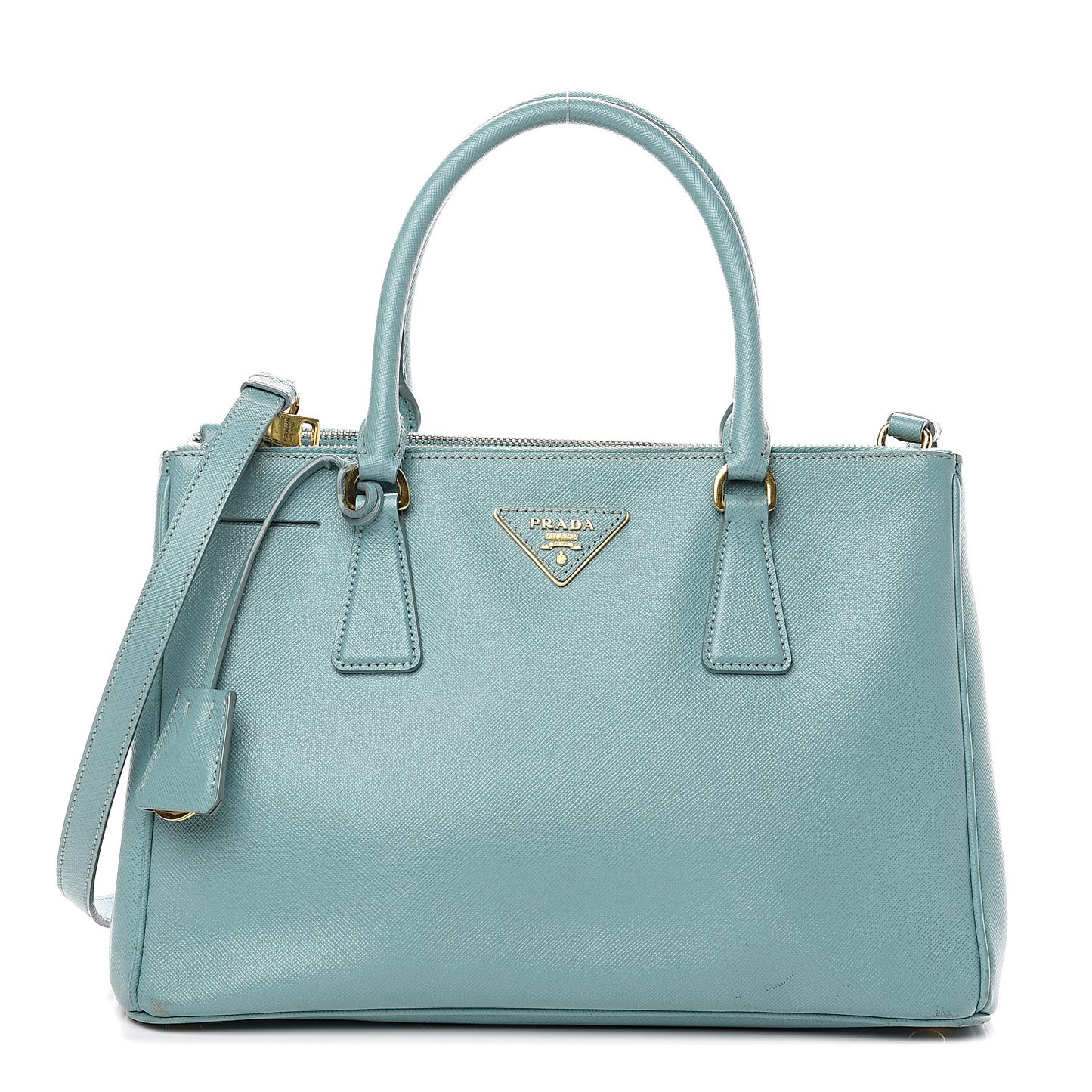 Saffiano Small Galleria Double Zip Tote Anice