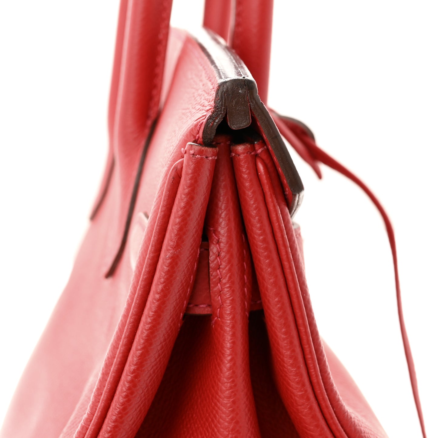 Epsom Birkin 30 Rouge Casaque