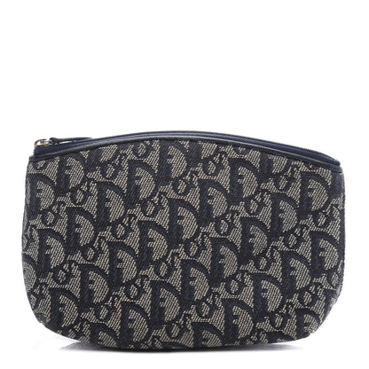 Christian Dior Monogram Cosmetic Case Blue 1 of 8