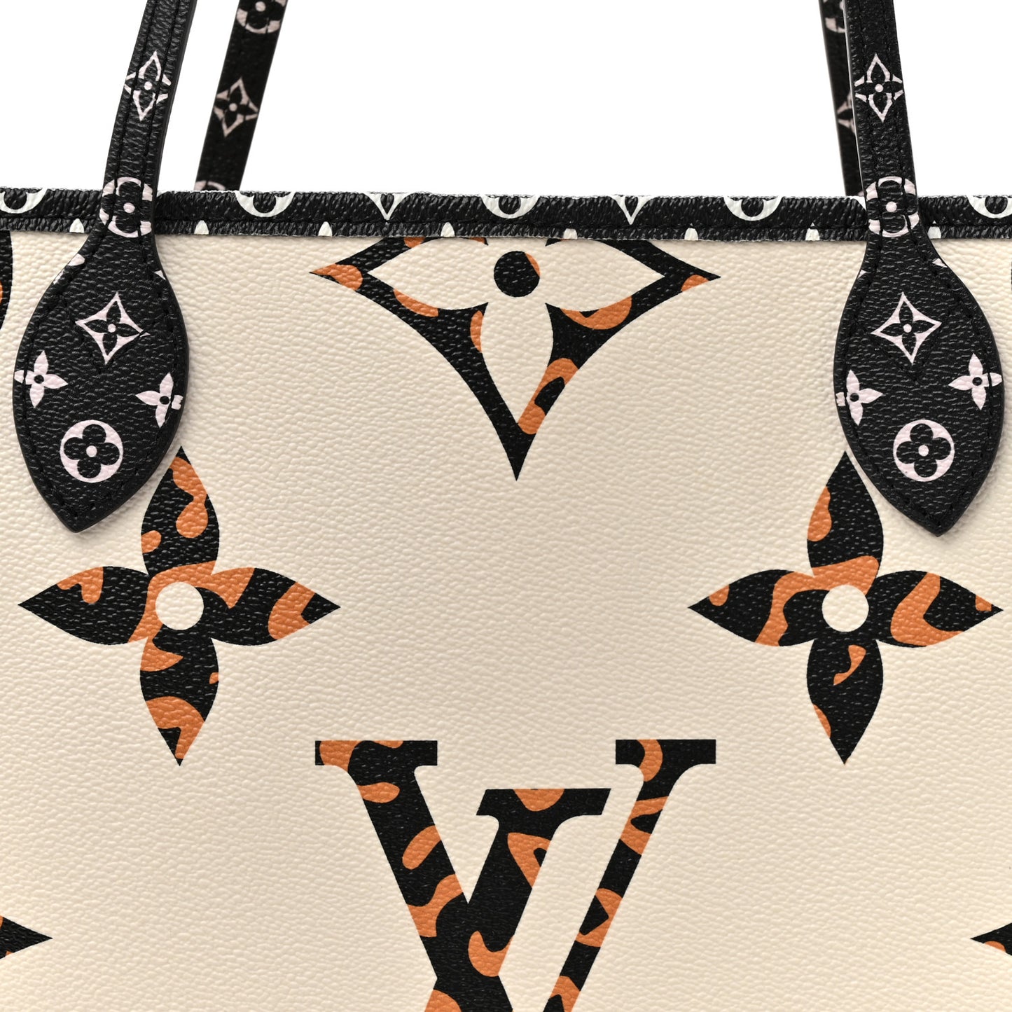 Monogram Giant Jungle Neverfull MM Ivory