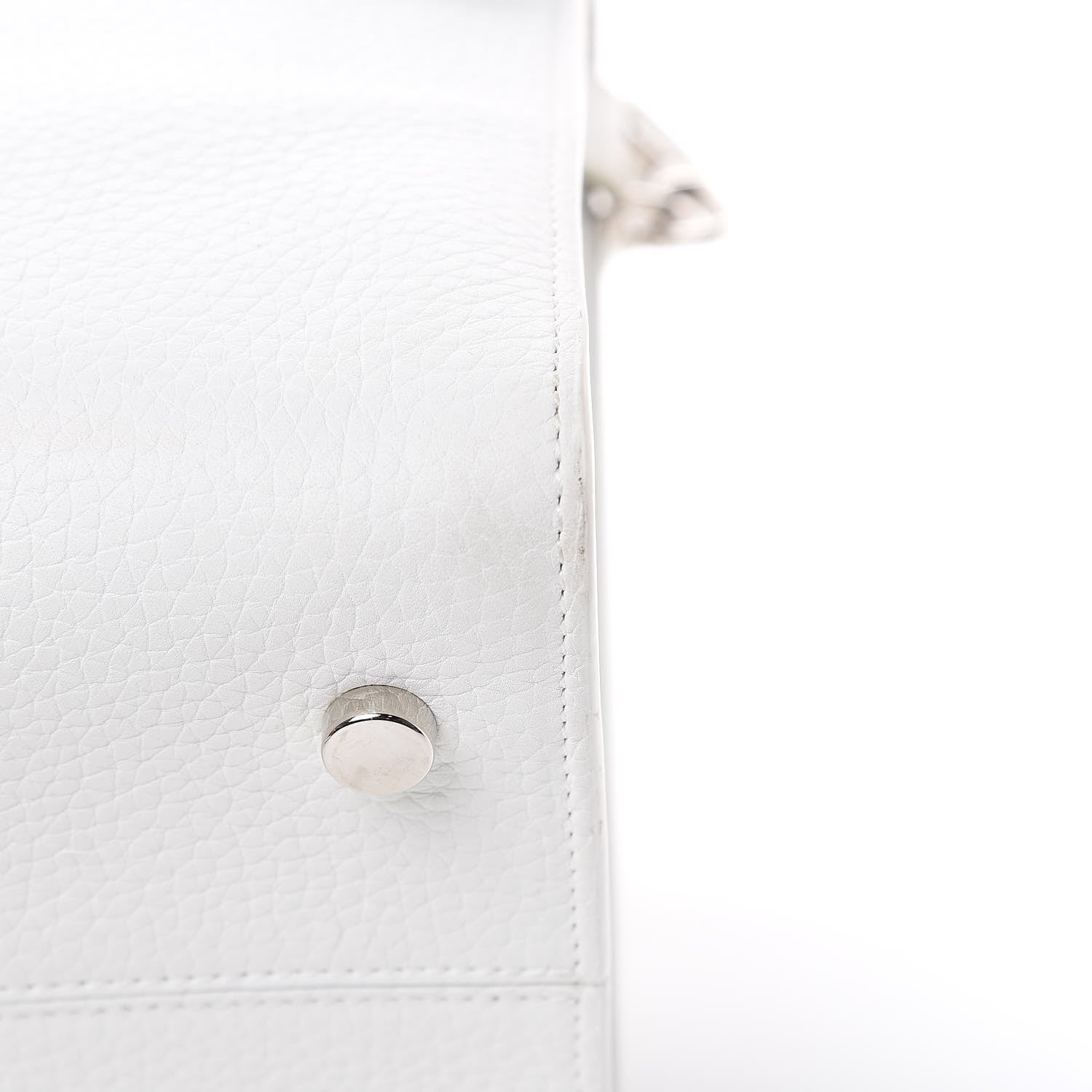 Christian Dior Bullcalf Medium Diorever Flap White 13 of 14