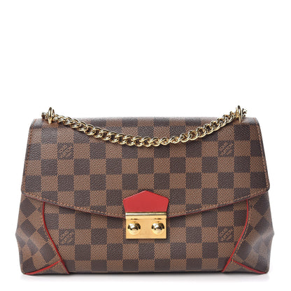 Louis Vuitton Damier Ebene Caissa Clutch Cherry 1 of 9
