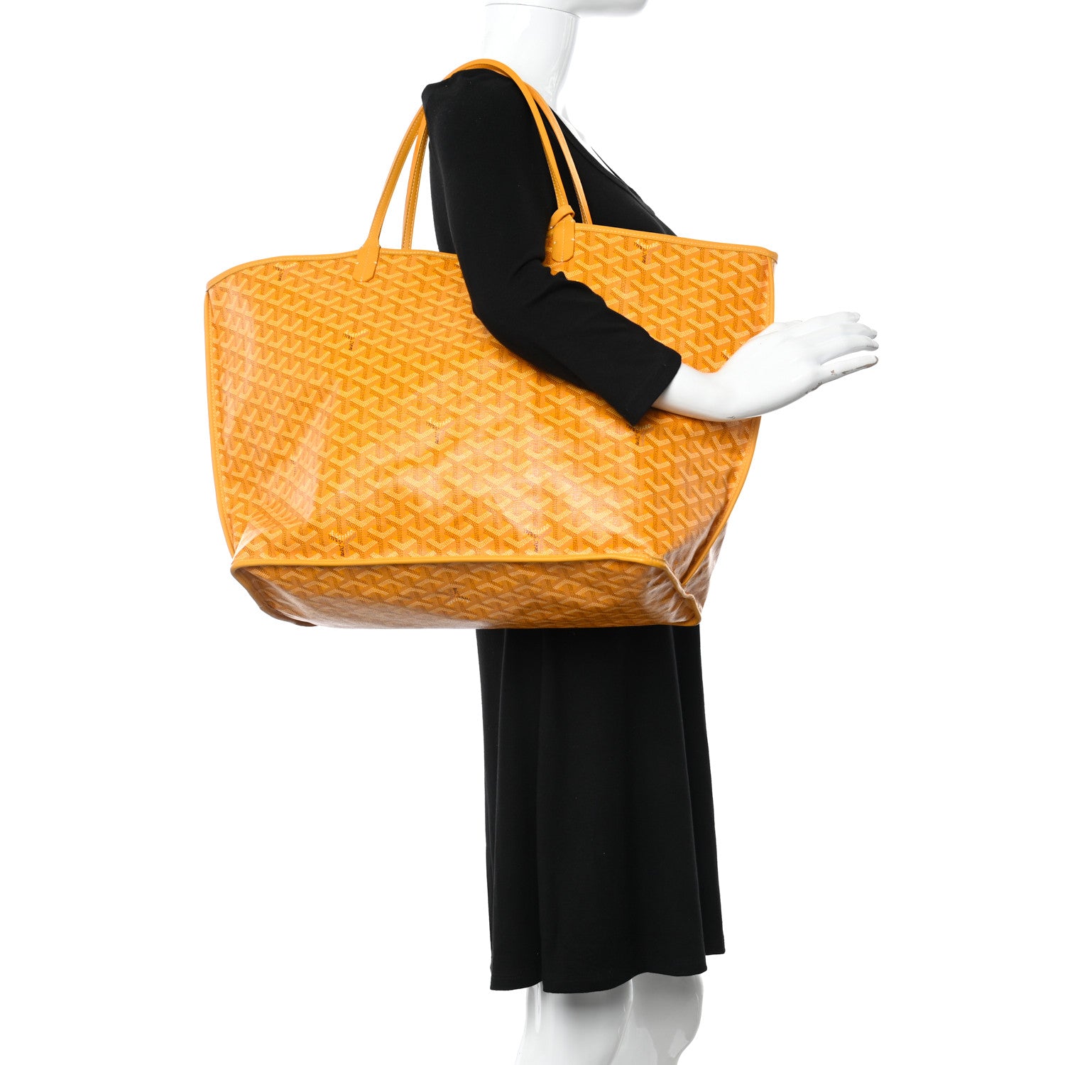 Goyard Goyardine Reversible Anjou GM Yellow 2 of 11