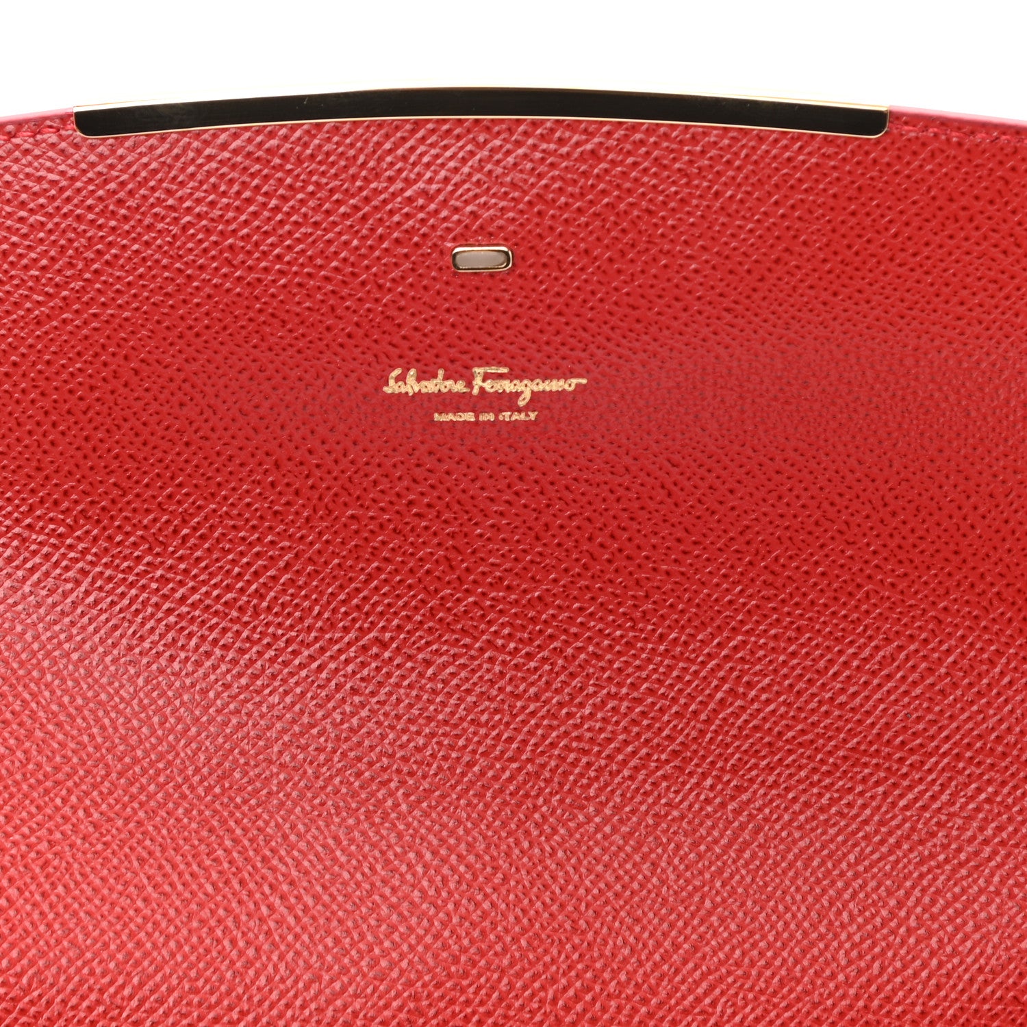 Salvatore Ferragamo Hammered Calfskin Mini Gancini Icona Bag Lipstick 6 of 8