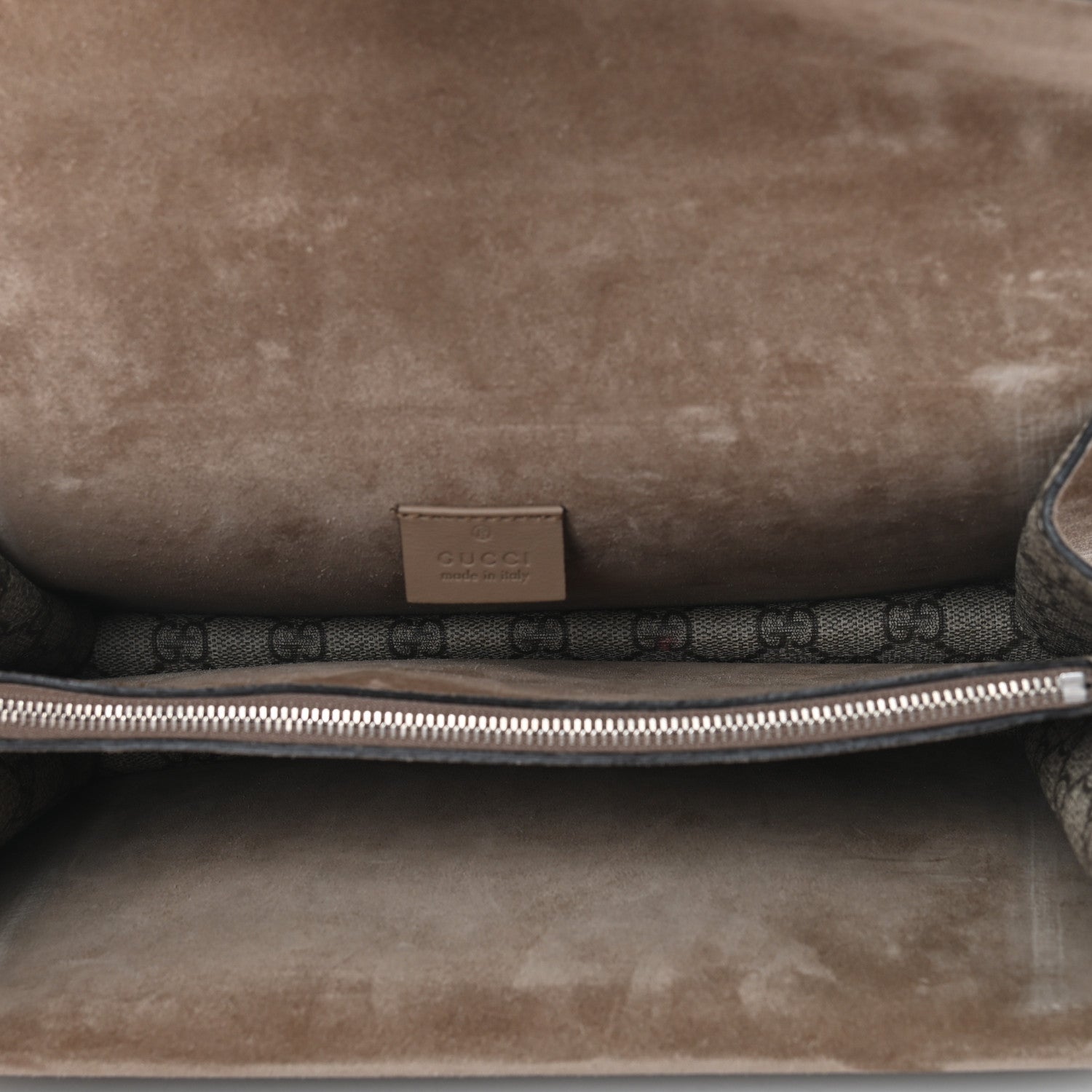 Gucci GG Supreme Monogram Small Dionysus Shoulder Bag Taupe 5 of 10