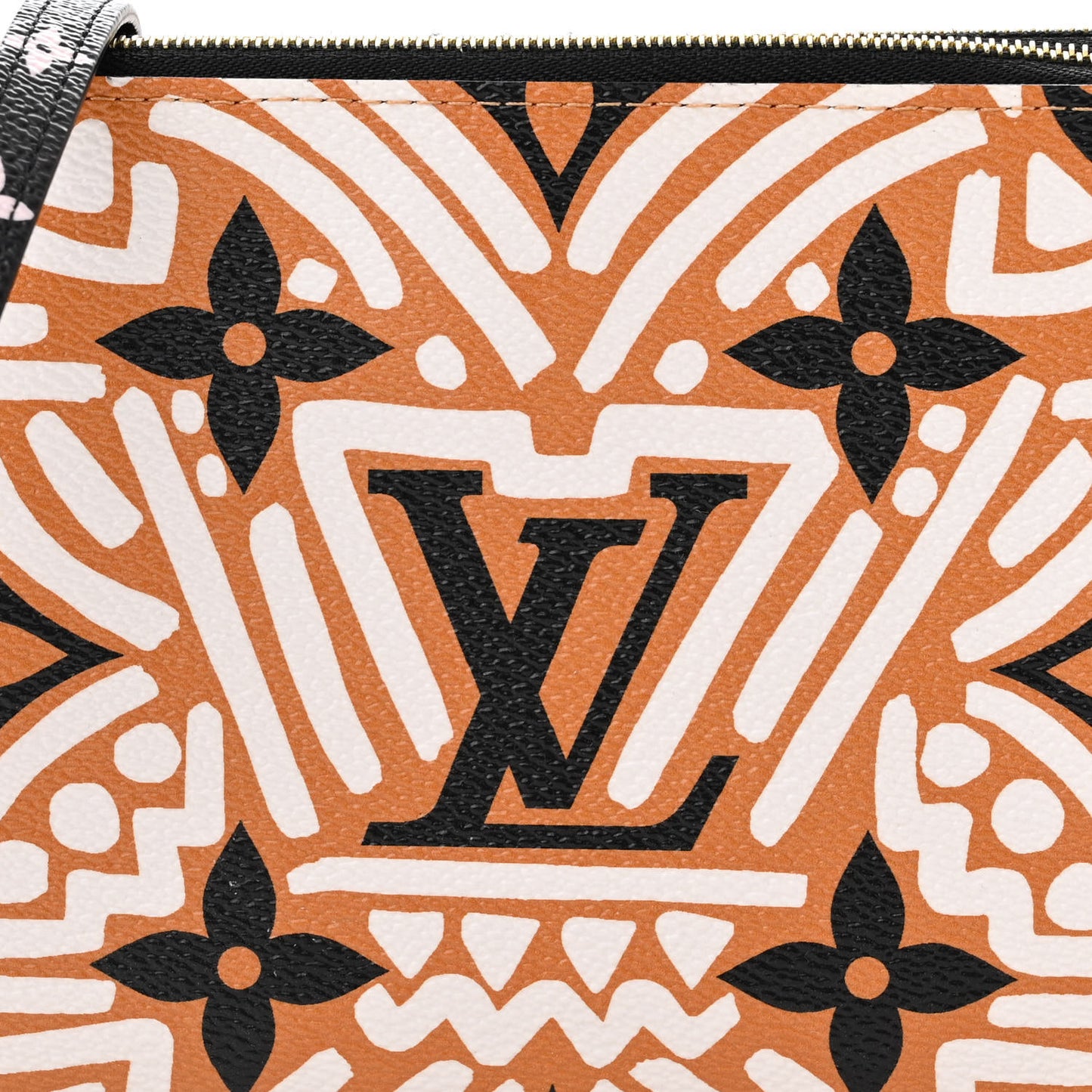 Monogram Giant Crafty Double Zip Pochette Creme Caramel