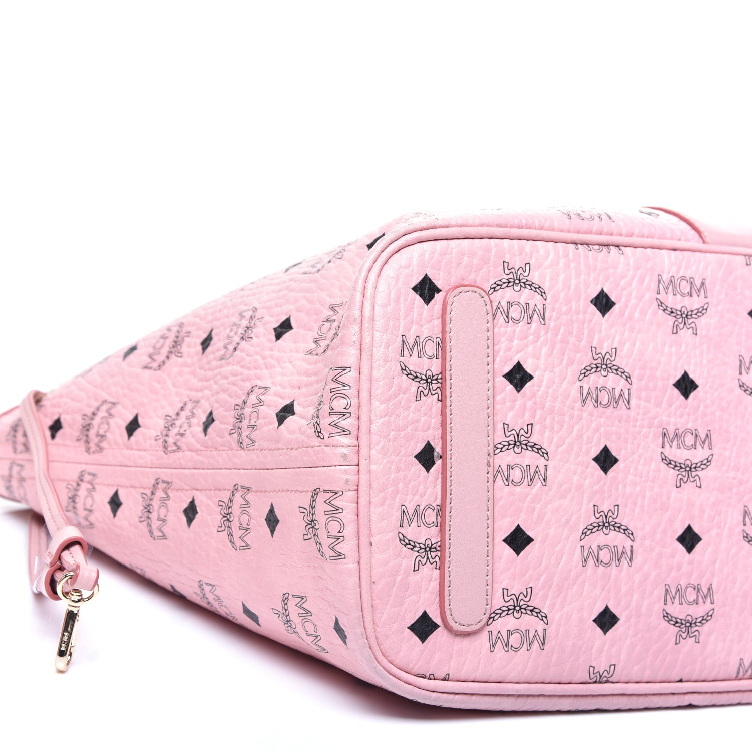 MCM Visetos Medium Liz Reversible Shopper Tote Soft Pink 7 of 16