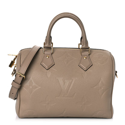 Louis Vuitton Empreinte Monogram Giant Speedy Bandouliere 25 Tourterelle 1 of 8