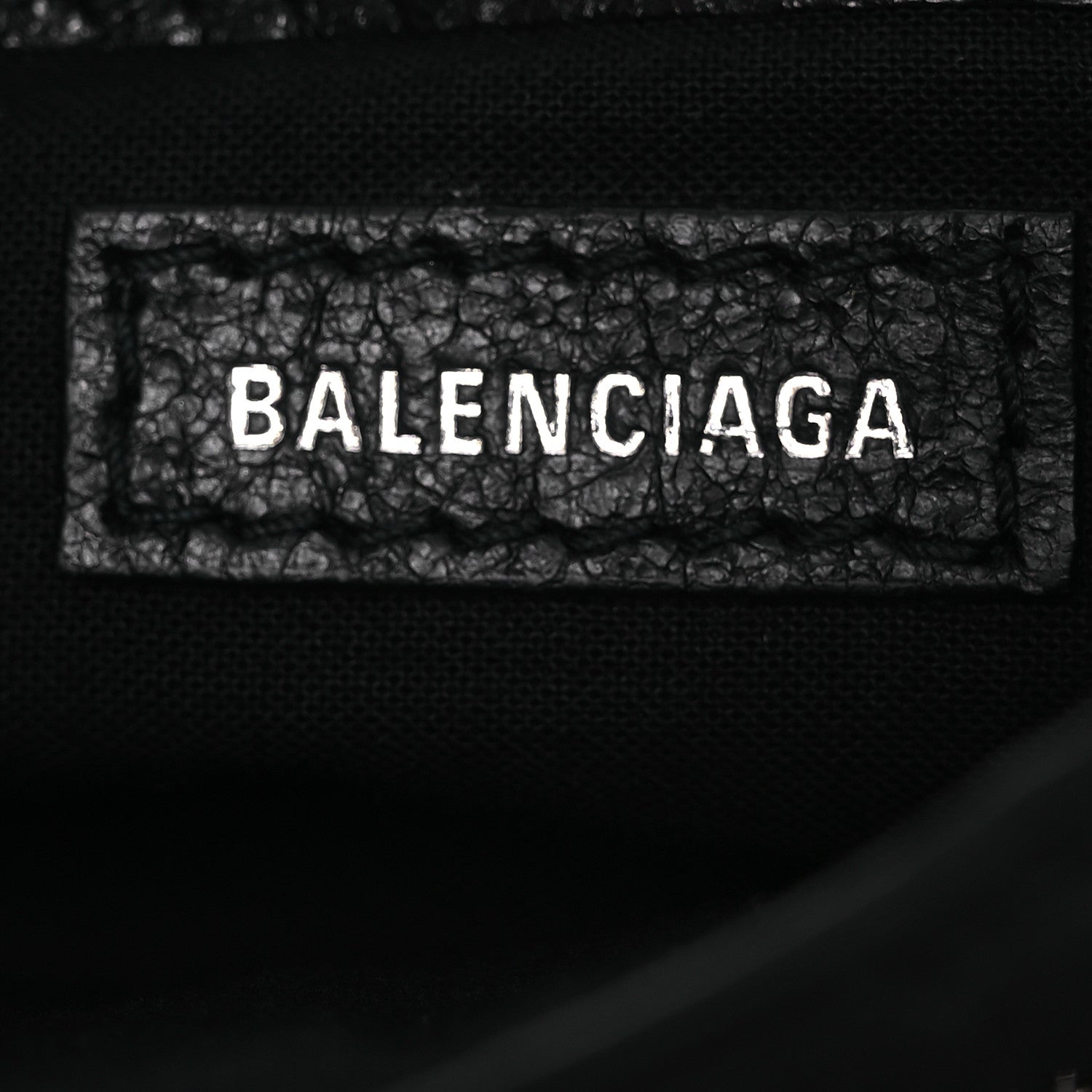 Balenciaga Agneau Classic Silver Hardware Nano City Logo Strap Black Fluo Yellow 6 of 11