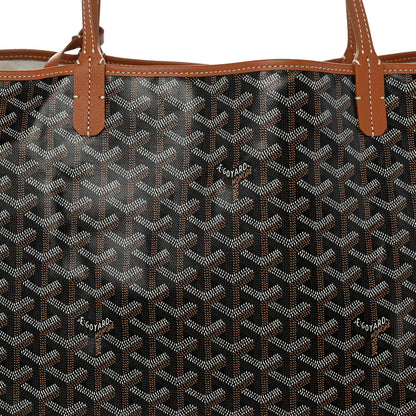 Goyard Goyardine Saint Louis GM Black Gold 9 of 11