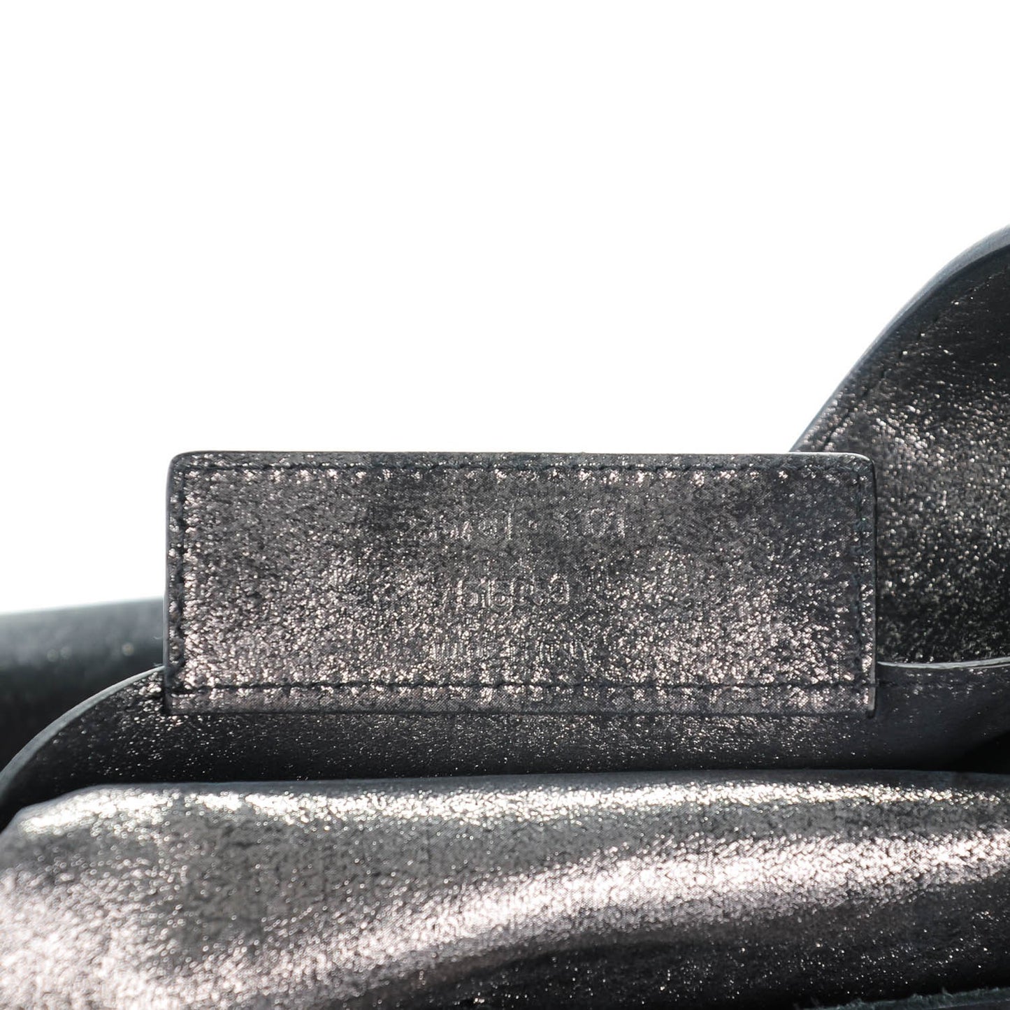 Metallic Calfskin Milkyway Papier A4 Tote Black