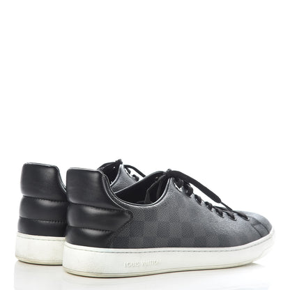 Louis Vuitton Calfskin Damier Graphite Frontrow Sneakers 8.5 4 of 14