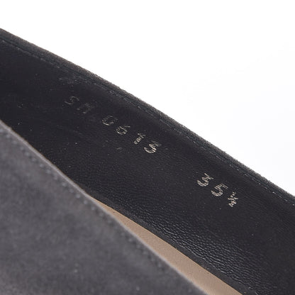 Christian Dior Suede Cherie Pointy Toe 100mm Pumps 35.5 Anthracite 10 of 11