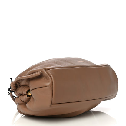 Mansur Gavriel Lambskin Cloud Mini Clutch Biscotto 4 of 9