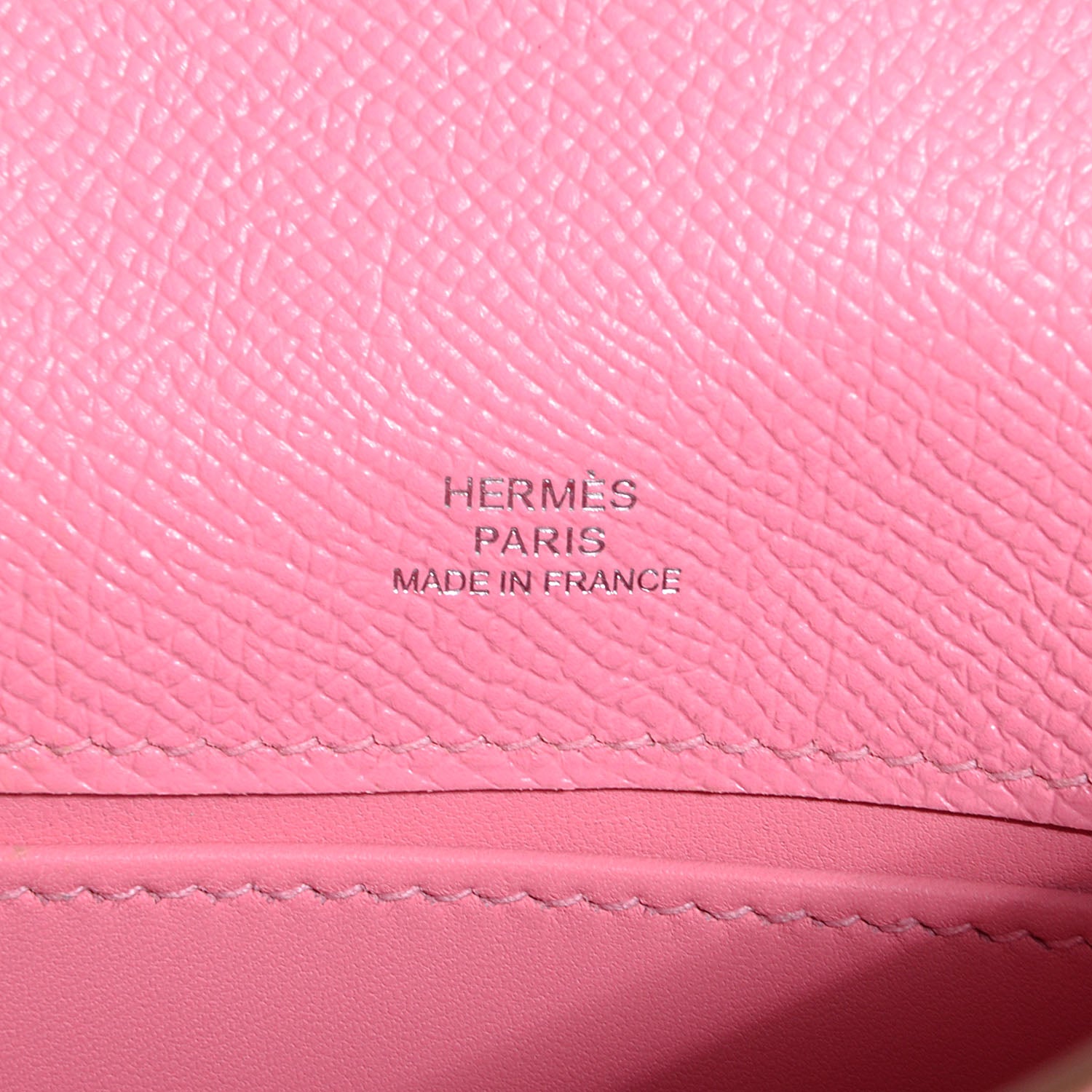 Hermes Epsom Kelly Pochette Clutch Rose Confetti 7 of 14