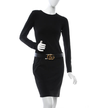 Gucci Calfskin Double G 40mm Belt 85 34 Black 2 of 7