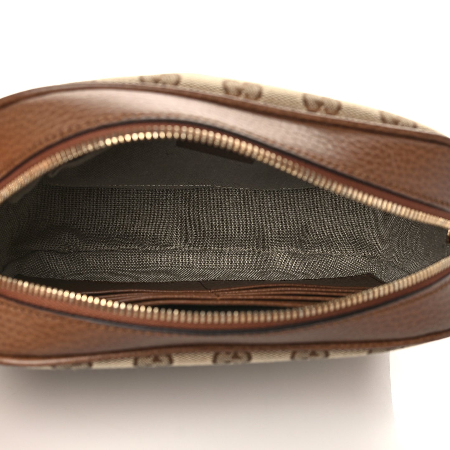 Monogram Mini Bree Messenger Bag Beige Tabacco