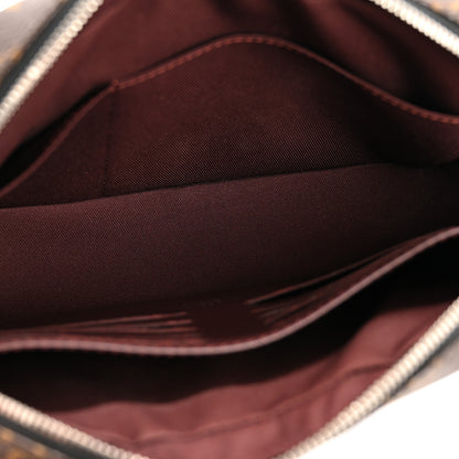 Louis Vuitton Monogram Macassar Kasai Clutch Black 5 of 9