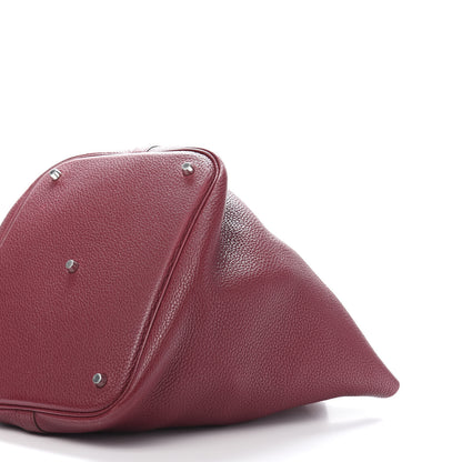 Hermes Taurillon Clemence Picotin Lock 26 GM Rubis 10 of 12