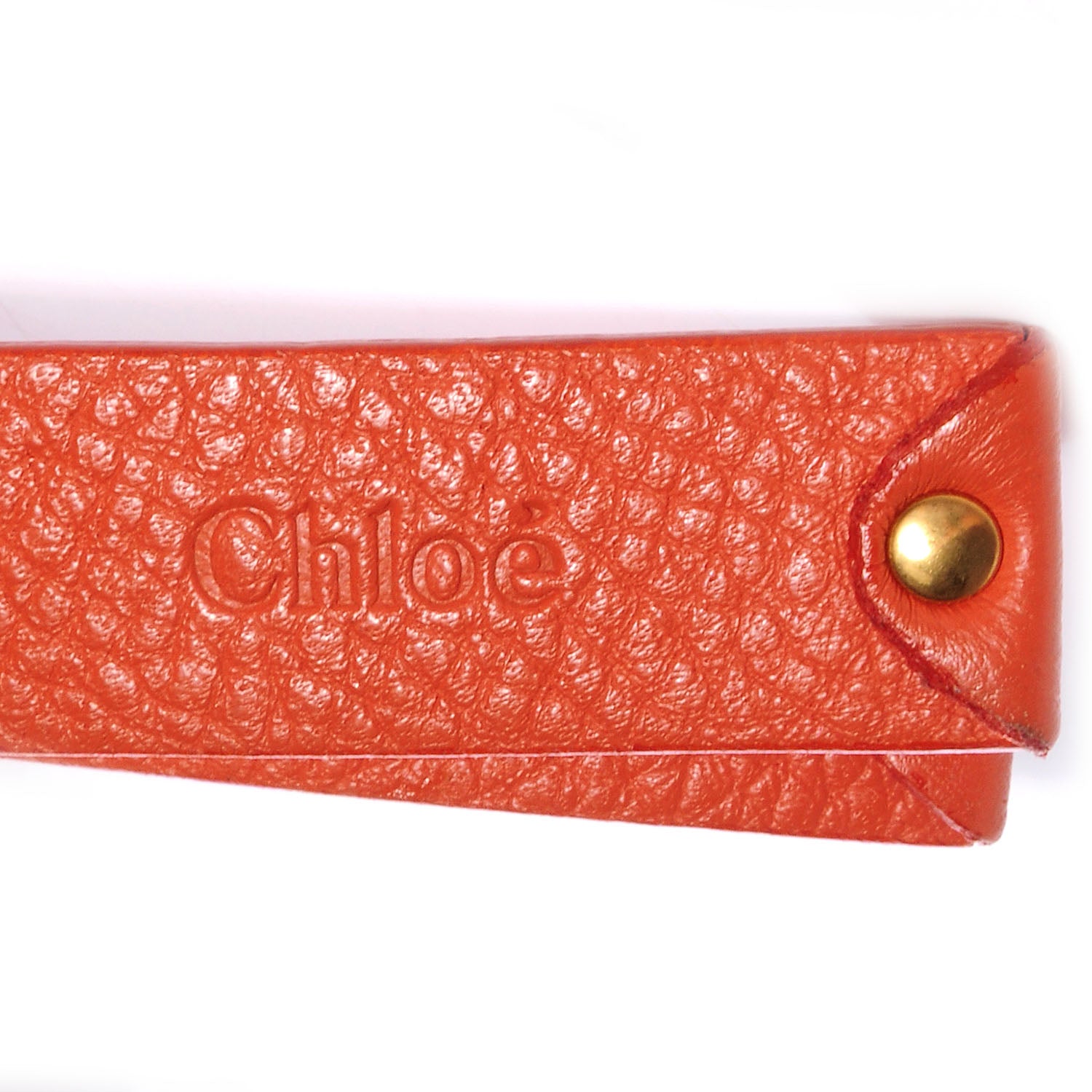 Chloe Calfskin Large Marcie Satchel Red Bush 5 of 10