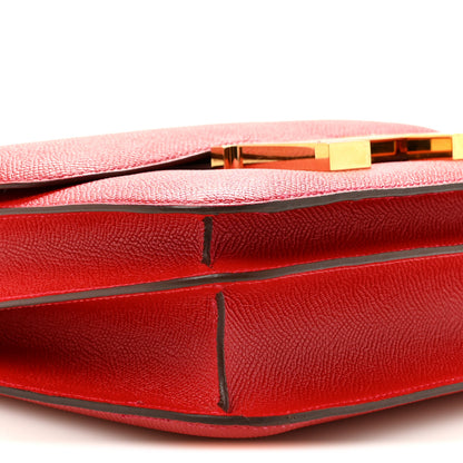 Hermes Epsom Constance 24 Rouge Casaque 9 of 10
