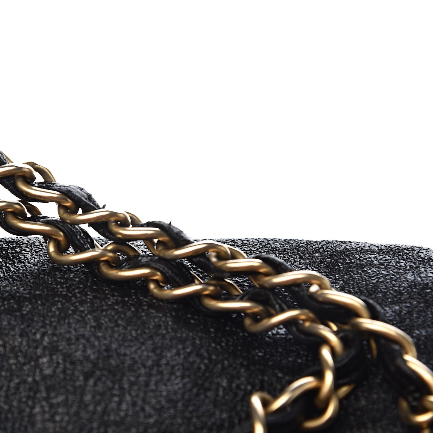 Vinyl Medium Rock and Chain Flap Black
