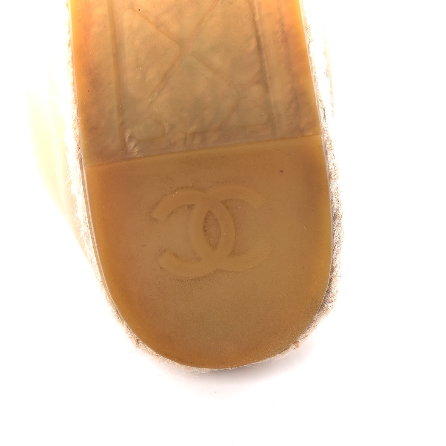 Chanel Lambskin CC Espadrilles 42 Beige Black 9 of 21