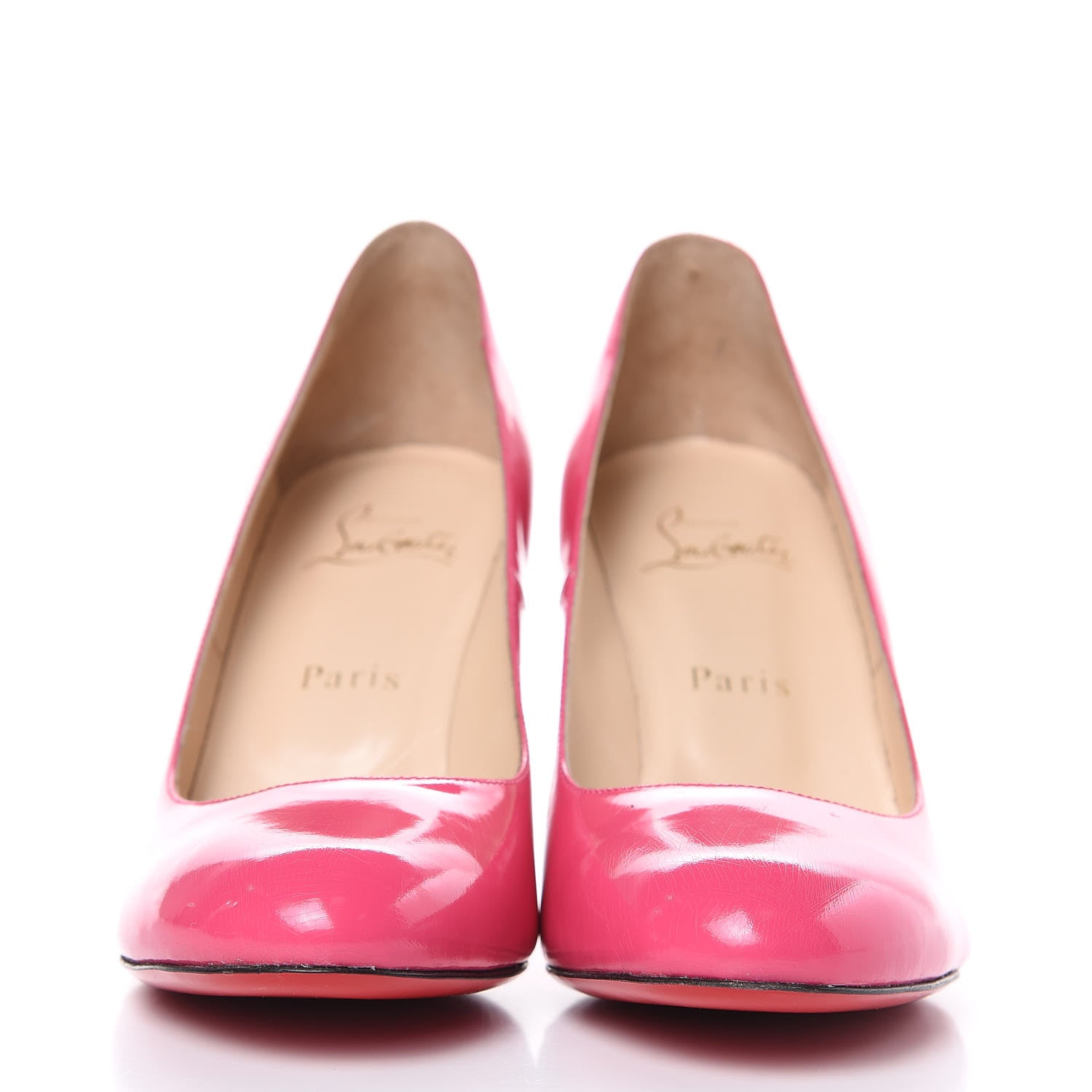 Christian Louboutin Patent Fifi 85 Pumps 38.5 Pink 2 of 9