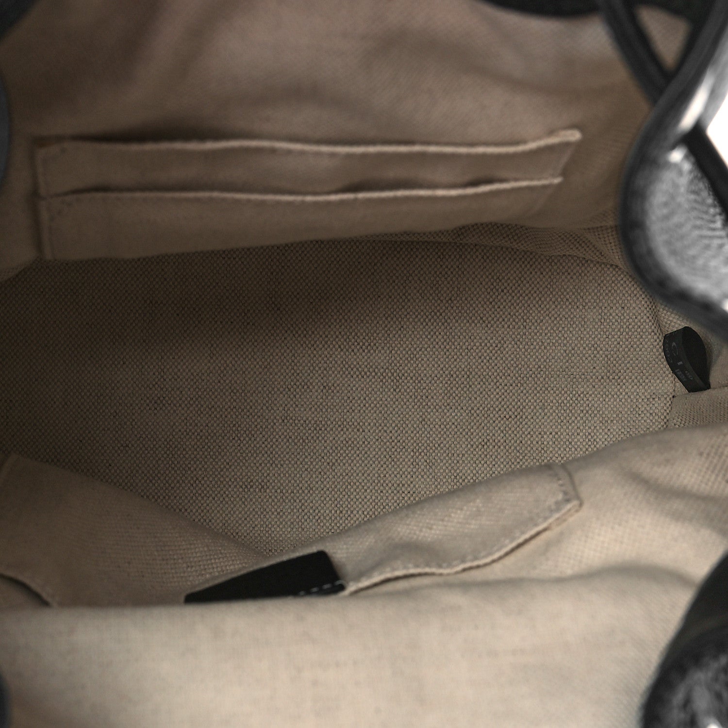 Gucci Calfskin Small Bamboo Backpack Black 5 of 9