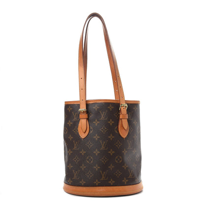 Louis Vuitton Monogram Petit Bucket 23 1 of 12