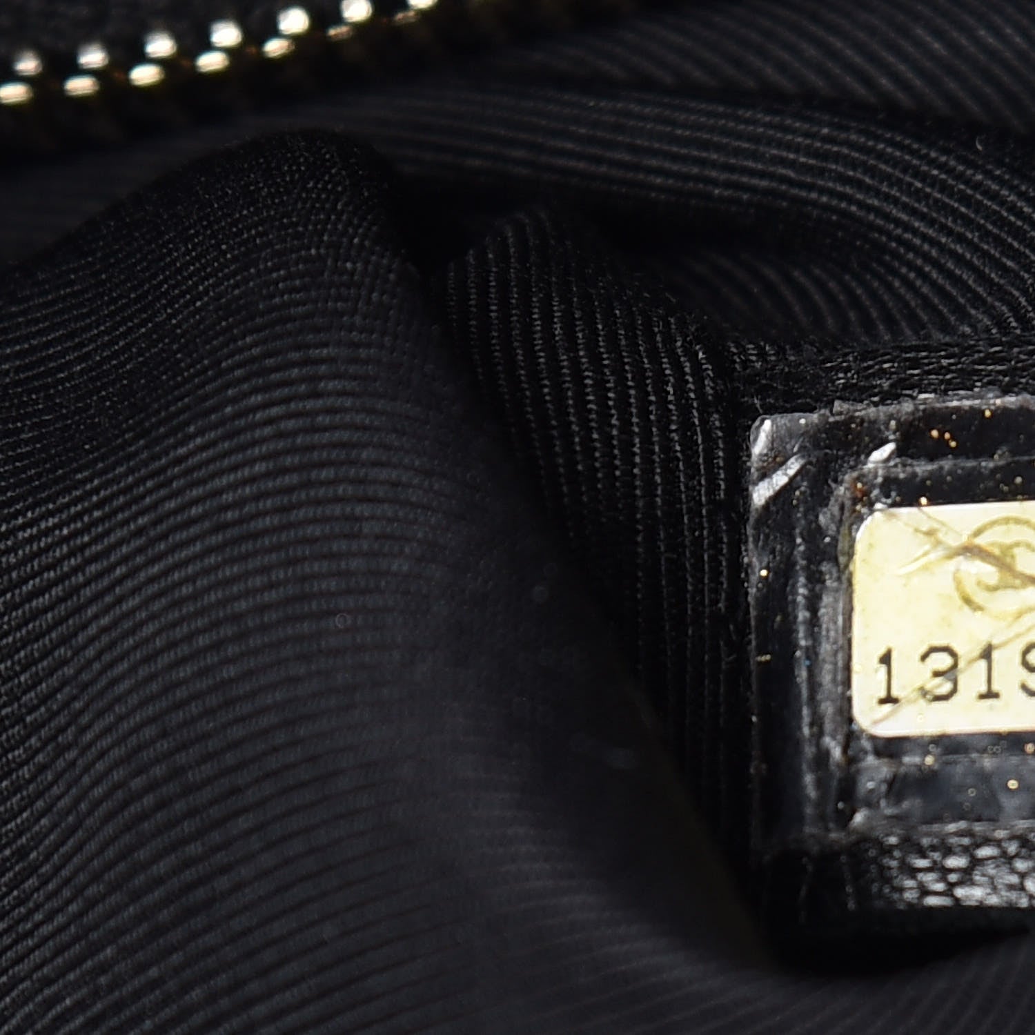 Chanel Calfskin Embroidered Ca D'Oro Tote Black 7 of 14