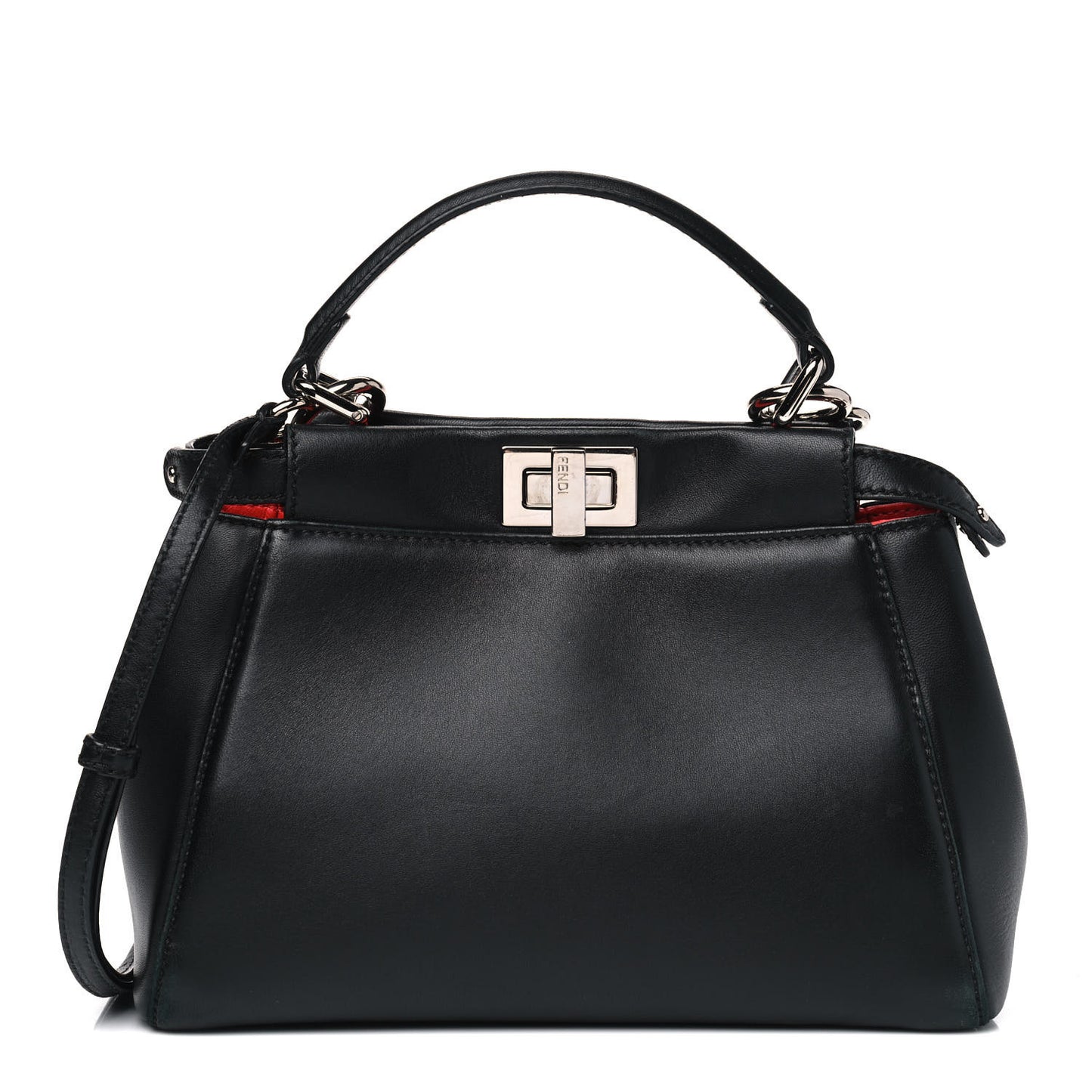 Nappa Karung Monster Eyes Mini Peekaboo Iconic Satchel Black Papavero