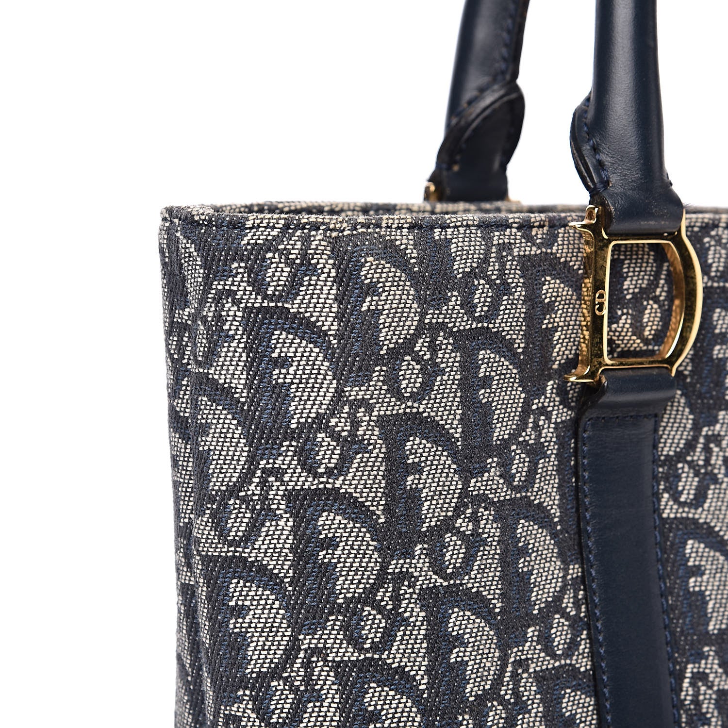 Christian Dior Monogram Tote Blue 10 of 14