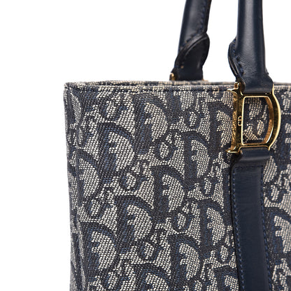 Christian Dior Monogram Tote Blue 10 of 14