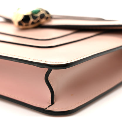 Bulgari Calfskin Small Serpenti Forever Snake Strap Crossbody Bag Light Pink 10 of 10