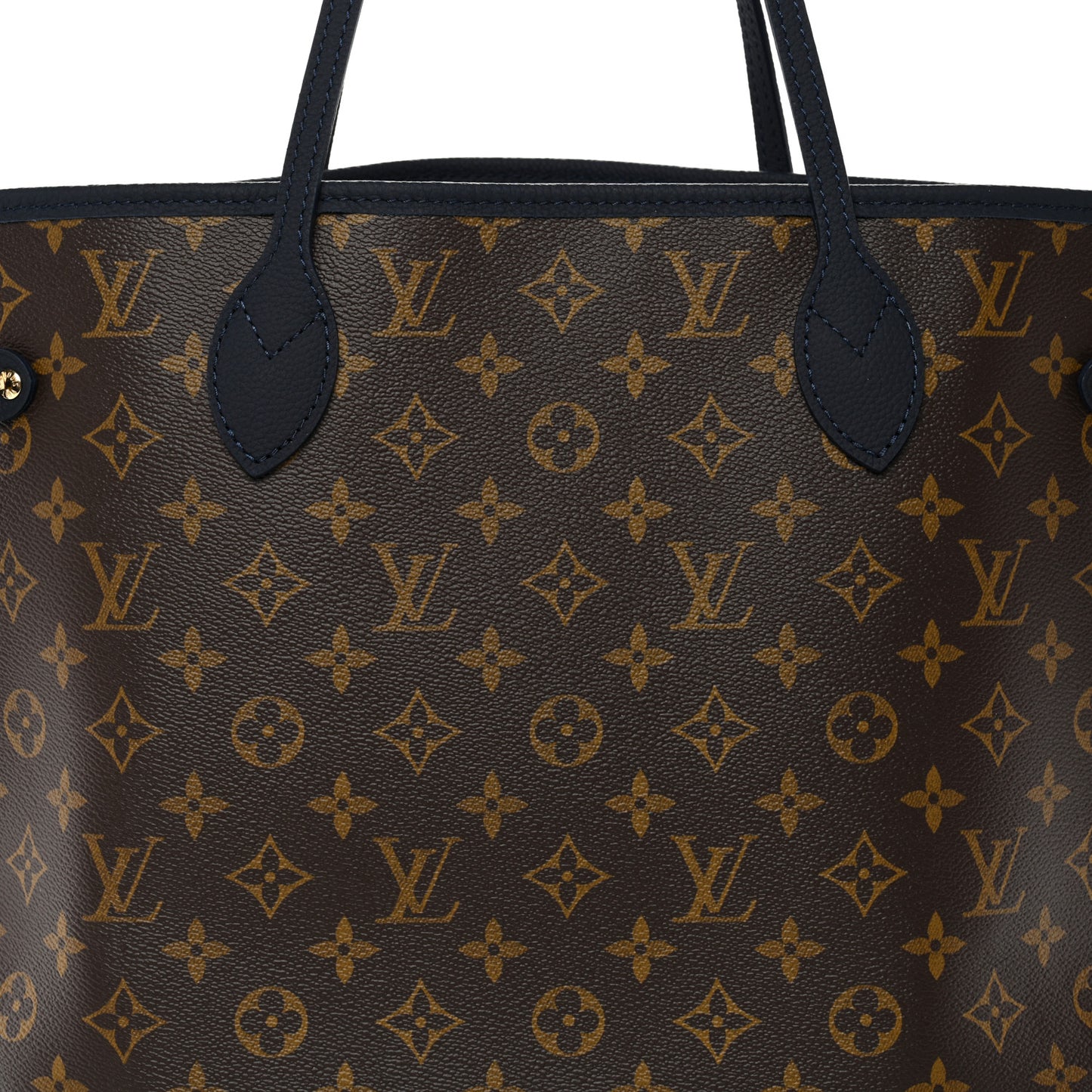 Monogram Calfskin Neo Neverfull Inside Out MM Navy