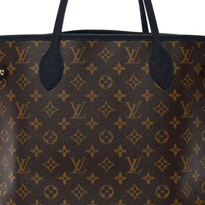 Louis Vuitton Monogram Calfskin Neo Neverfull Inside Out MM Navy 14 of 18