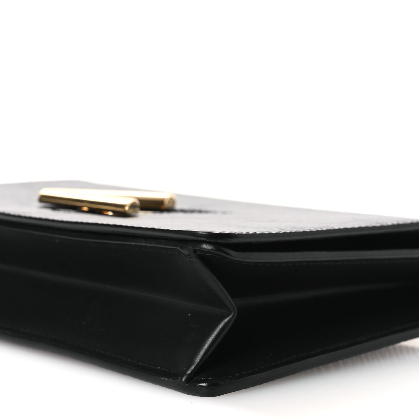 Epi Twist Belt Chain Wallet Black