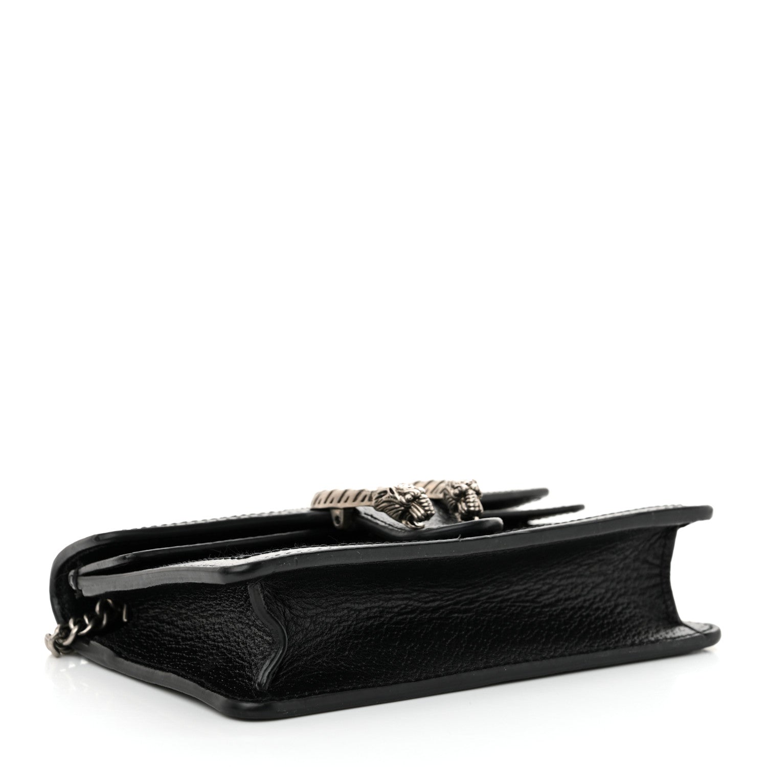 Gucci Jacquard Black Denim GG Monogram Super Mini Dionysus Shoulder Bag Black Ivory 4 of 10