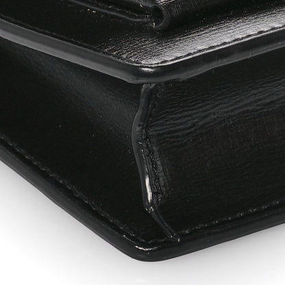 Saint Laurent Calfskin Monogram Sunset Chain Wallet Black 9 of 10
