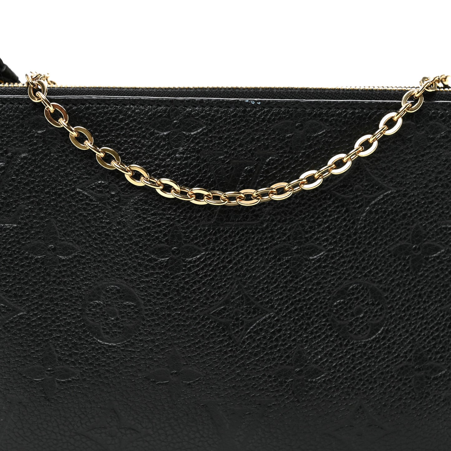 Empreinte Double Zip Pochette Black