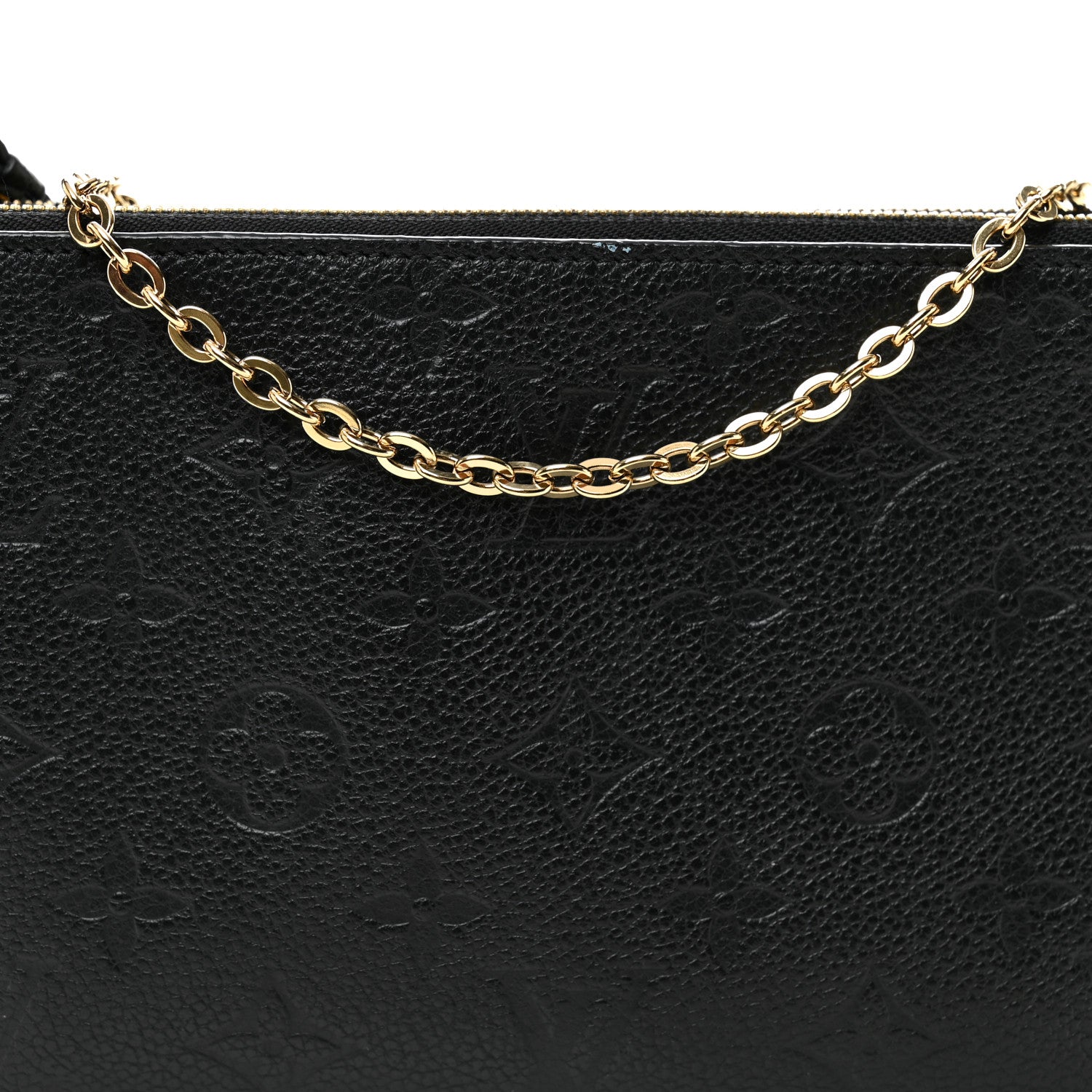 Louis Vuitton Empreinte Double Zip Pochette Black 8 of 13