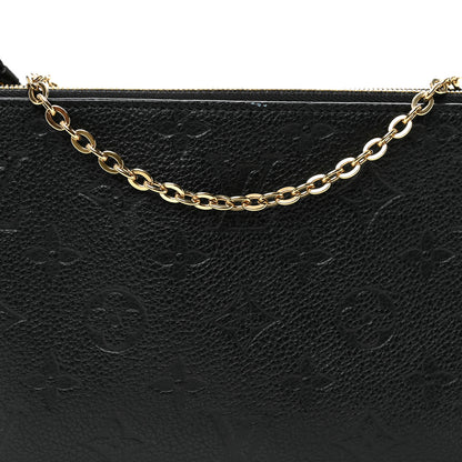 Louis Vuitton Empreinte Double Zip Pochette Black 8 of 13