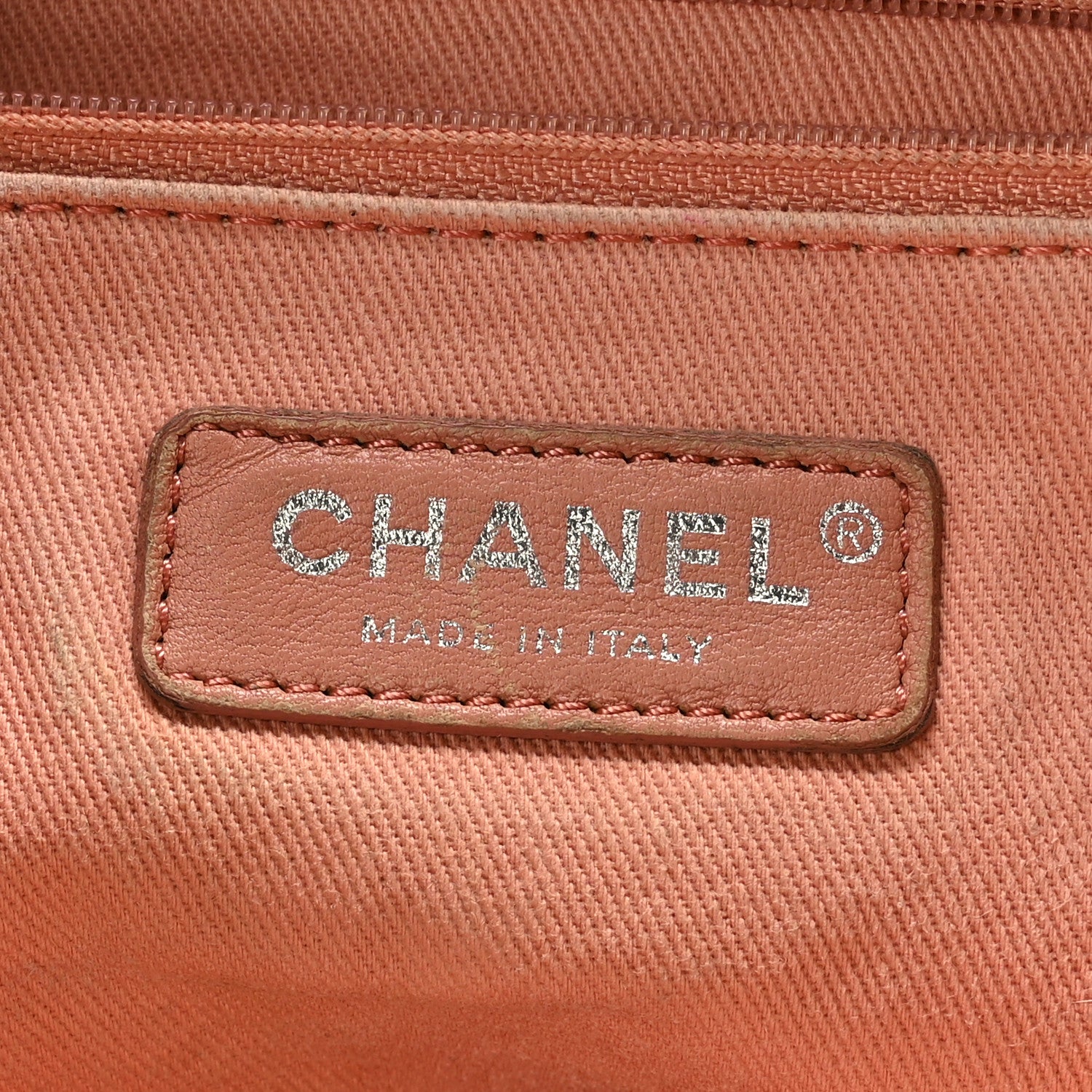 Chanel Woven Straw Raffia Small Deauville Tote Pink 6 of 9