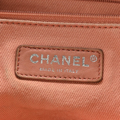 Chanel Woven Straw Raffia Small Deauville Tote Pink 6 of 9