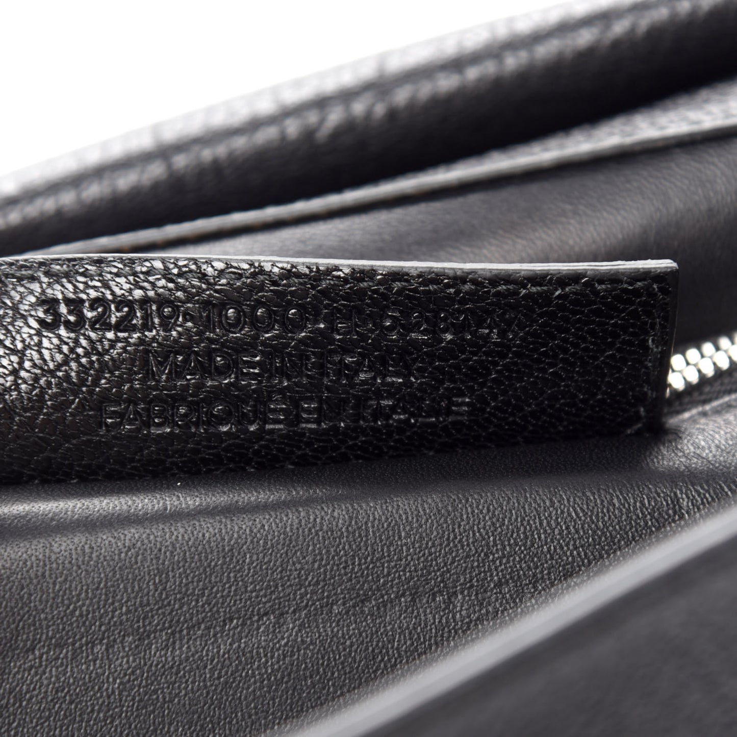 Calfskin Ostrich Trimmed Le Dix Cartable S Bag Black