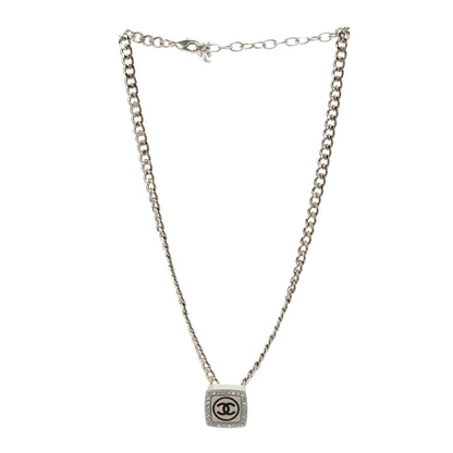 Chanel Metal Crystal CC Square Choker Gold 3 of 7