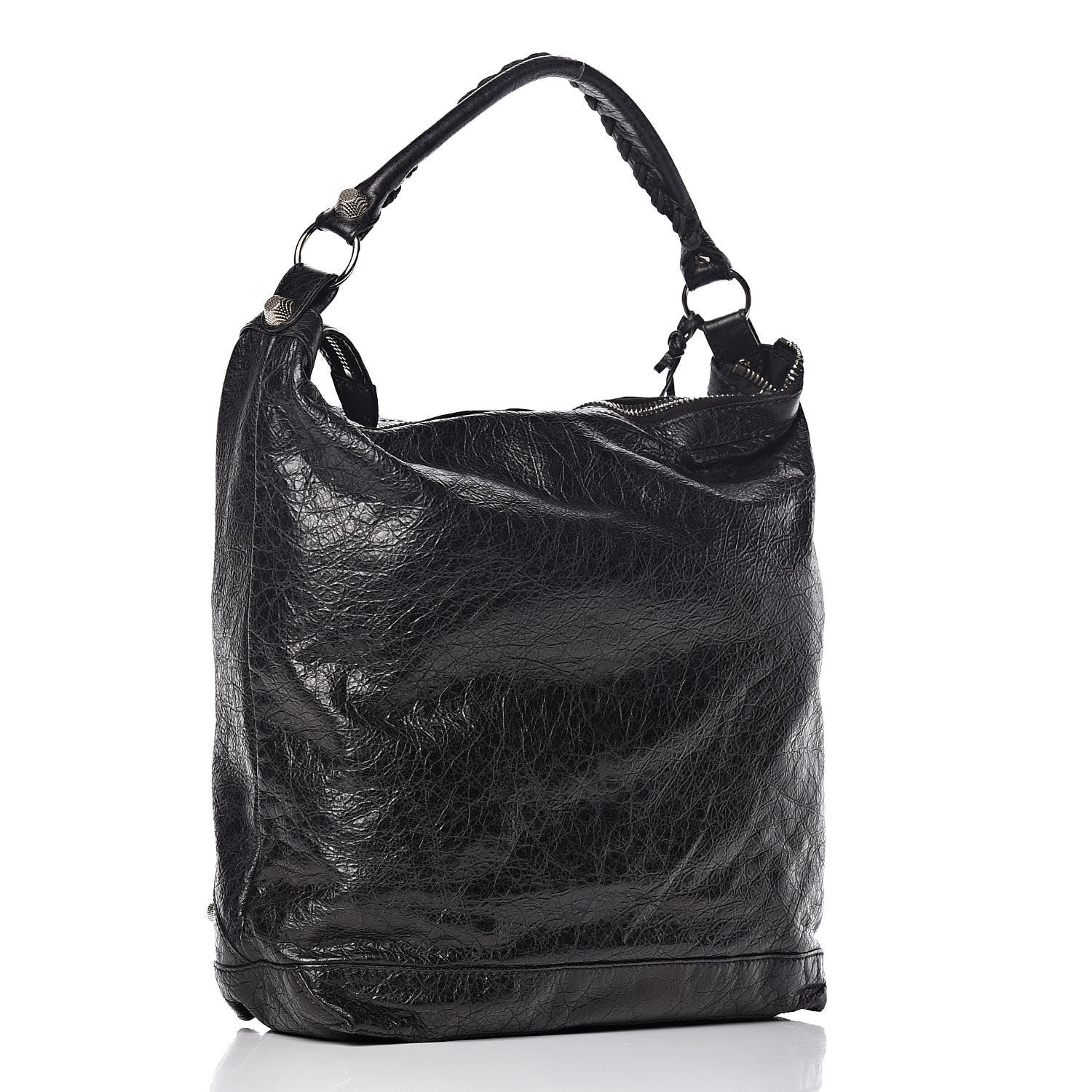 Balenciaga Agneau Giant 12 Silver Hardware Day Hobo Black 3 of 12